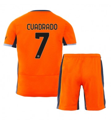 Inter Milan Juan Cuadrado #7 Tredje Kläder Barn 2023-24 Kortärmad (+ Korta byxor)